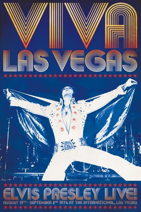 Poster Elvis Presley - viva las vegas