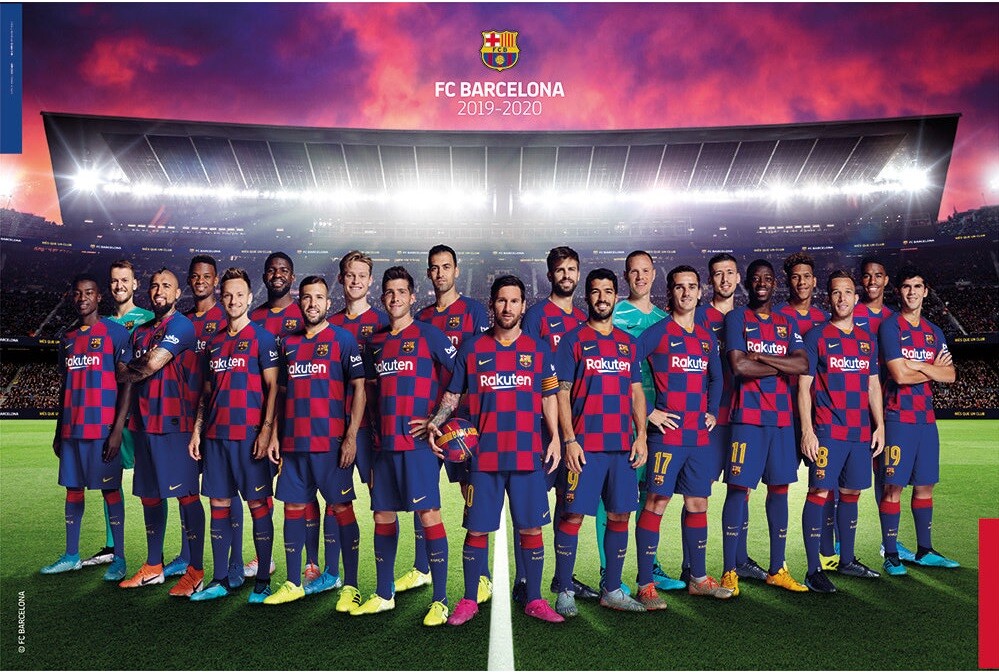 Muligt blæk provokere Poster FC Barcelona 2019/2020 | Wall Art, Gifts & Merchandise | Europosters