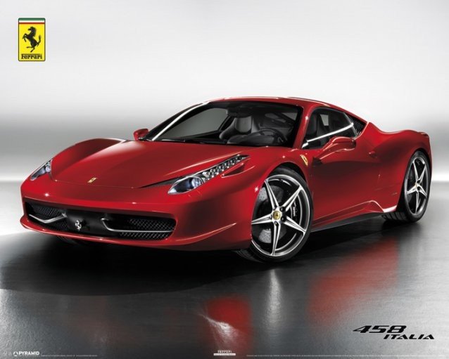 Poster FERRARI - 458 italia | Wall Art, Gifts & Merchandise 