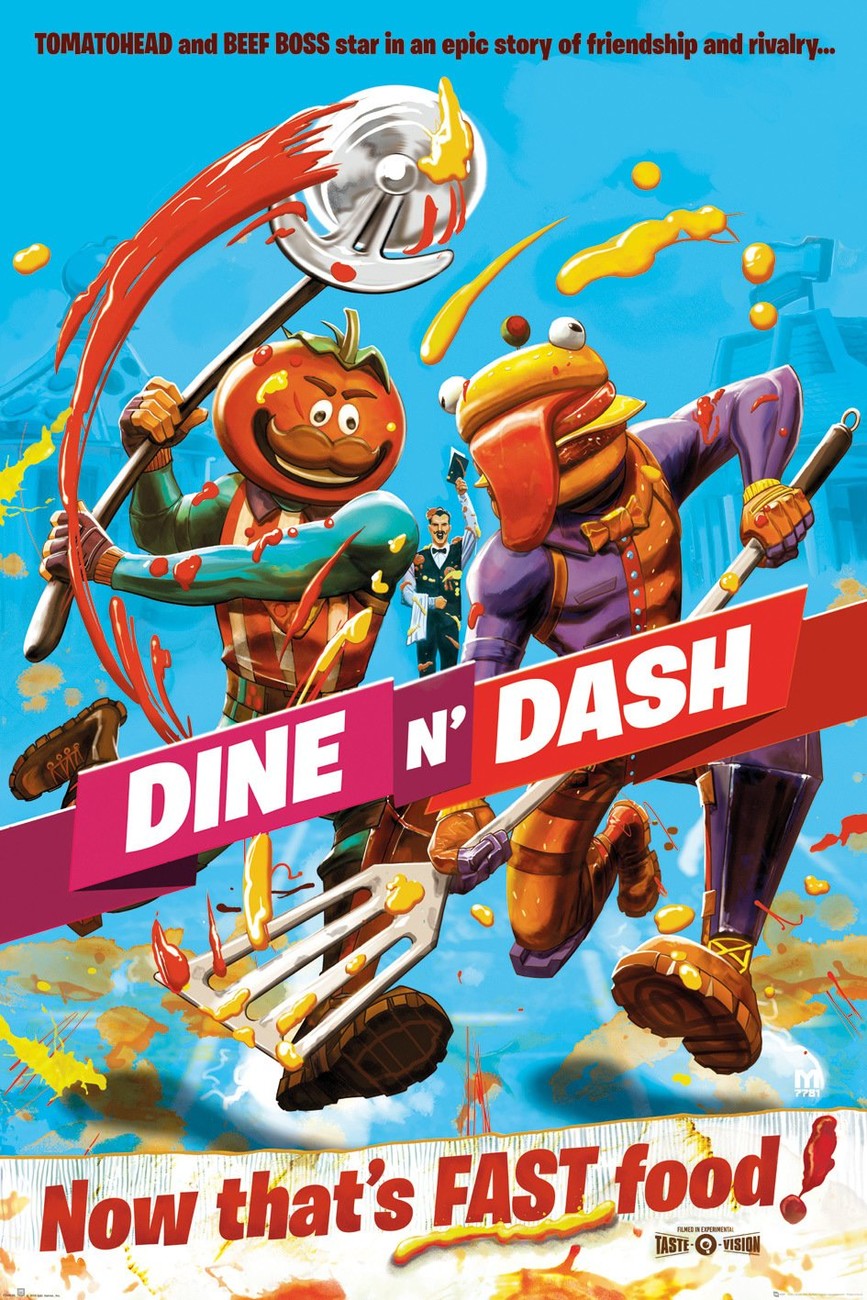 Fortnite - Dine and Dash Poster | All posters in one place | 3+1 FREE
