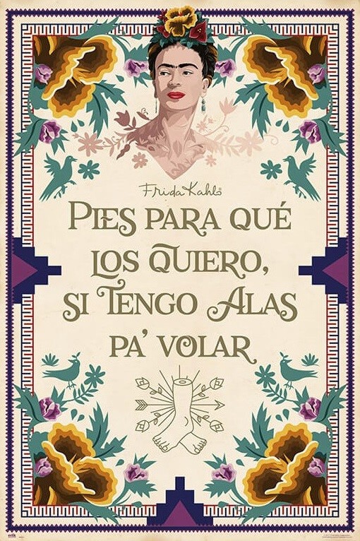 Putte tilbehør konservativ Poster Frida Kahlo | Wall Art, Gifts & Merchandise | Abposters.com