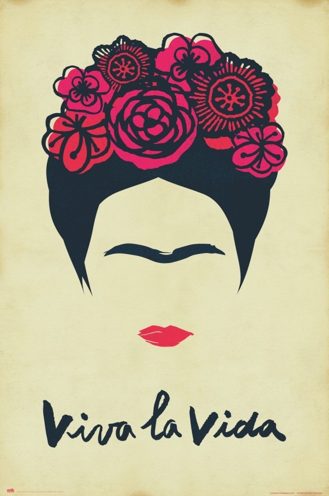 Memo gammelklog indsigelse Poster Frida Kahlo - Viva La Vida | Wall Art, Gifts & Merchandise |  Abposters.com