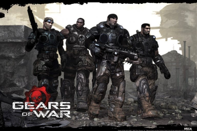 Gears of War - Gears 3 Poster Emoldurado, Quadro em