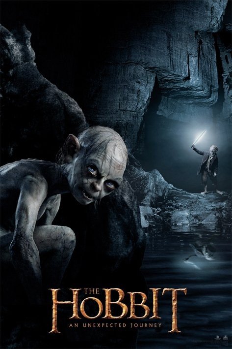 The Hobbit - Gollum Augmented Reality Poster Poster  Precioso senhor dos  aneis, O hobbit, Senhor dos aneis