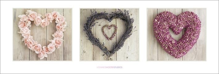 Howard Shooter - Love Hearts Poster