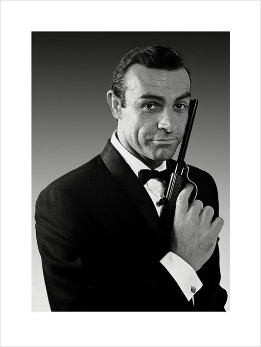 James Bond 007 - Connery Art Print | Buy at EuroPosters