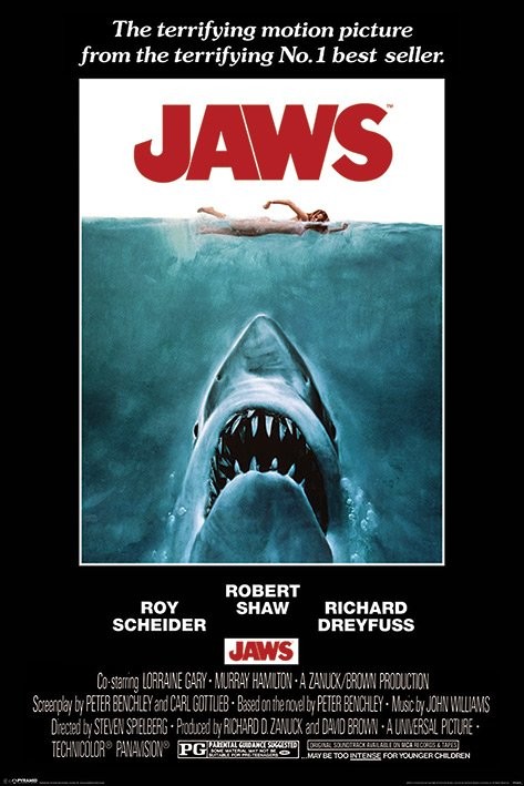 Jaws - One Sheet Poster | Sold at UKposters