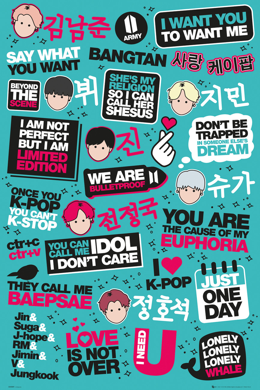 Kpop Quotes Poster All Posters In One Place 3 1 Free