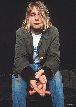Poster Kurt Cobain - sitting | Wall Art, Gifts Merchandise | Abposters.com