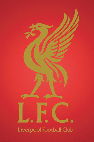 Poster Quadro Liverpool Club Crest 2013 Em Europosterspt