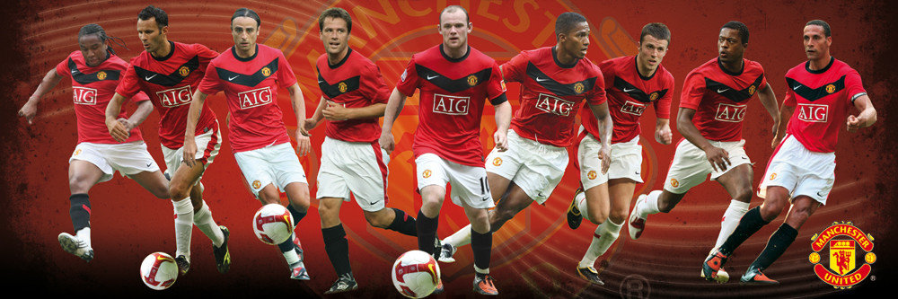 Manchester United Players 09 10 Poster Sold At Abposters Com