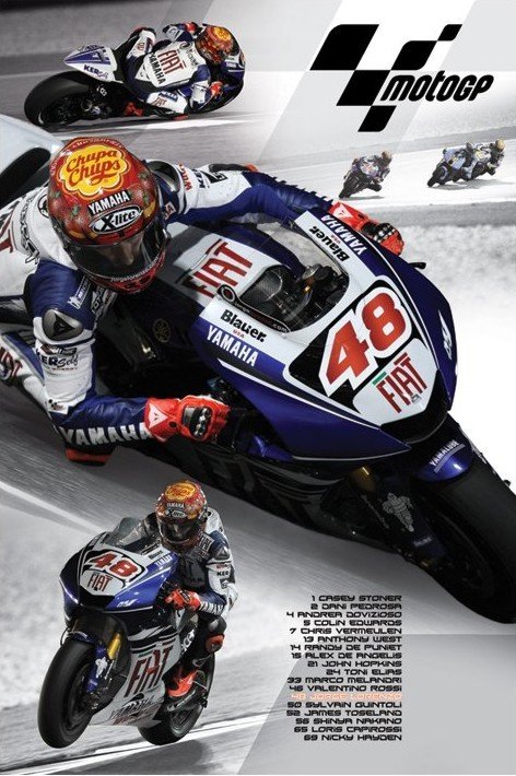 Poster Moto GP - dani pedrosa | Wall Art, Gifts & Merchandise 