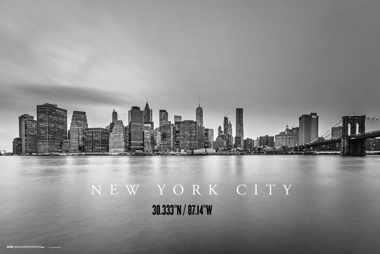 Poster New City Skyline | Wall Art, Gifts & Merchandise | Abposters.com