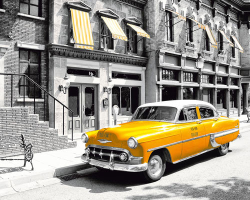 New York Taxi Car Poster Sold At Abposters Com