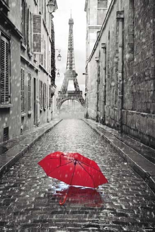 Paris - Eiffel Tower Umbrella Poster | Sold at Abposters.com