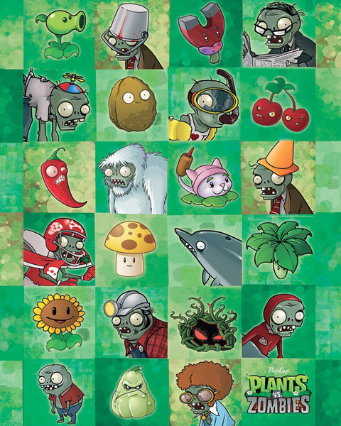 Plants Vs Zombies Characters Poster Sold At Abposters Com