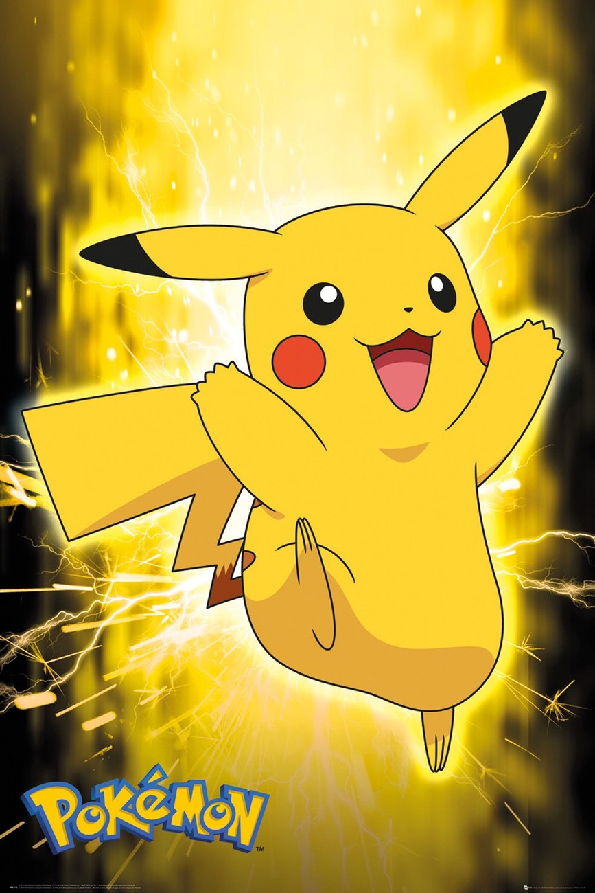 Pokemon Pikachu Neon Poster All Posters In One Place 3 1 Free