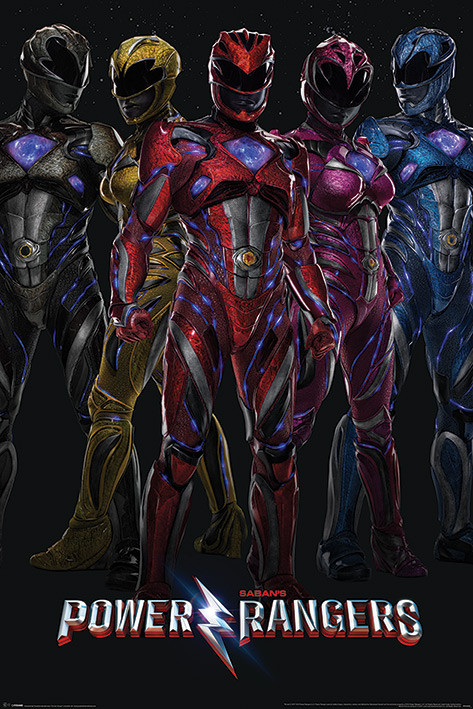 Poster Power Rangers - Group | Wall Art | 3+1 FREE | Europosters