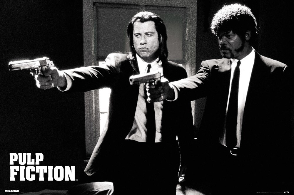 Poster Pulp Fiction - Guns | Wall Art | 3+1 FREE | Europosters