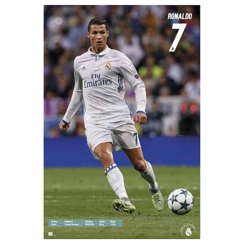 menu indstudering Sprællemand Poster Real Madrid 2016/2017 - Ronaldo Accion | Wall Art, Gifts &  Merchandise | Abposters.com