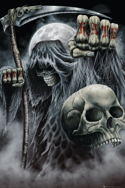 Reaper - love / hate Poster | Sold at Europosters