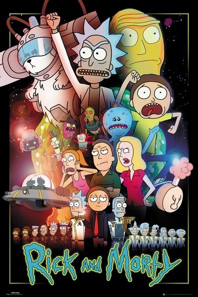  Rick  and Morty  Wars Poster  Sold at Abposters com