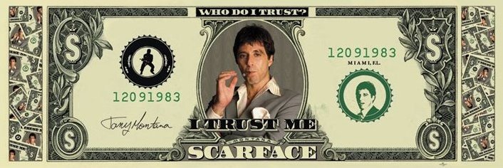 Poster, Quadro SCARFACE - dollar su Europosters