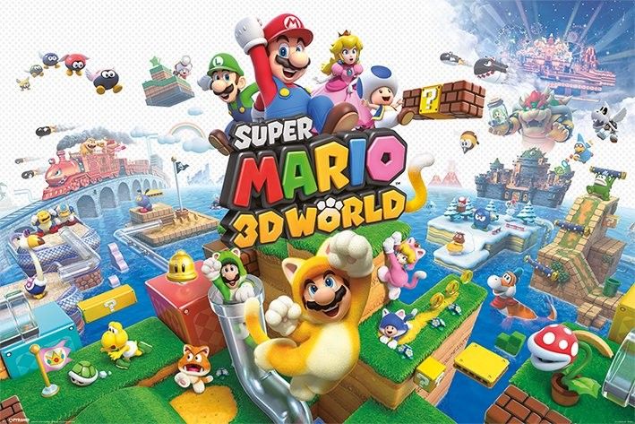 Poster Quadro Super Mario 3d World Em Europosterspt
