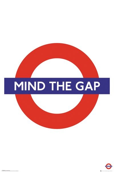 Transport For London Mind The Gap Poster Sold At Abposters Com