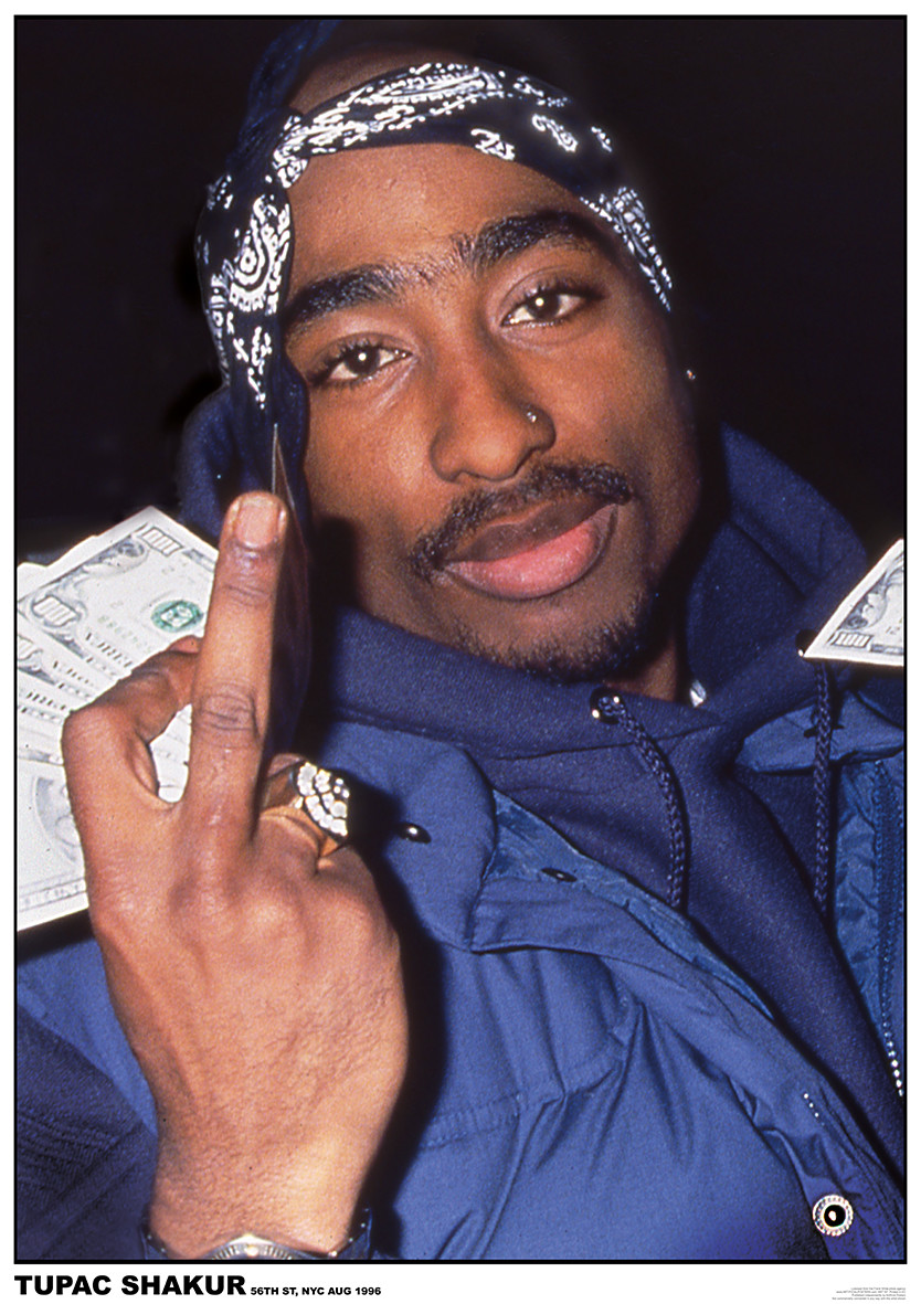 Poster Tupac - Finger | Wall Art, Gifts & Merchandise | Europosters