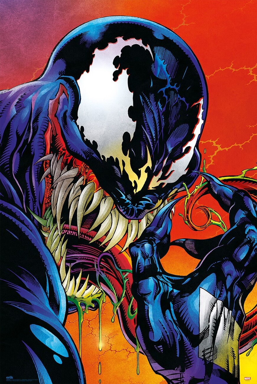 Marvel Poster Venom Comicbook Multicolor