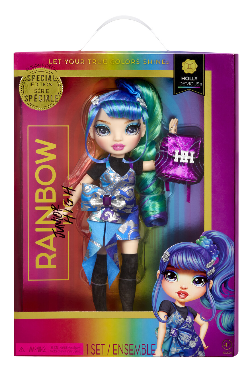 Toy Rainbow High Junior High Special Edition Doll- Holly De'Vious (Blue), Posters, Gifts, Merchandise