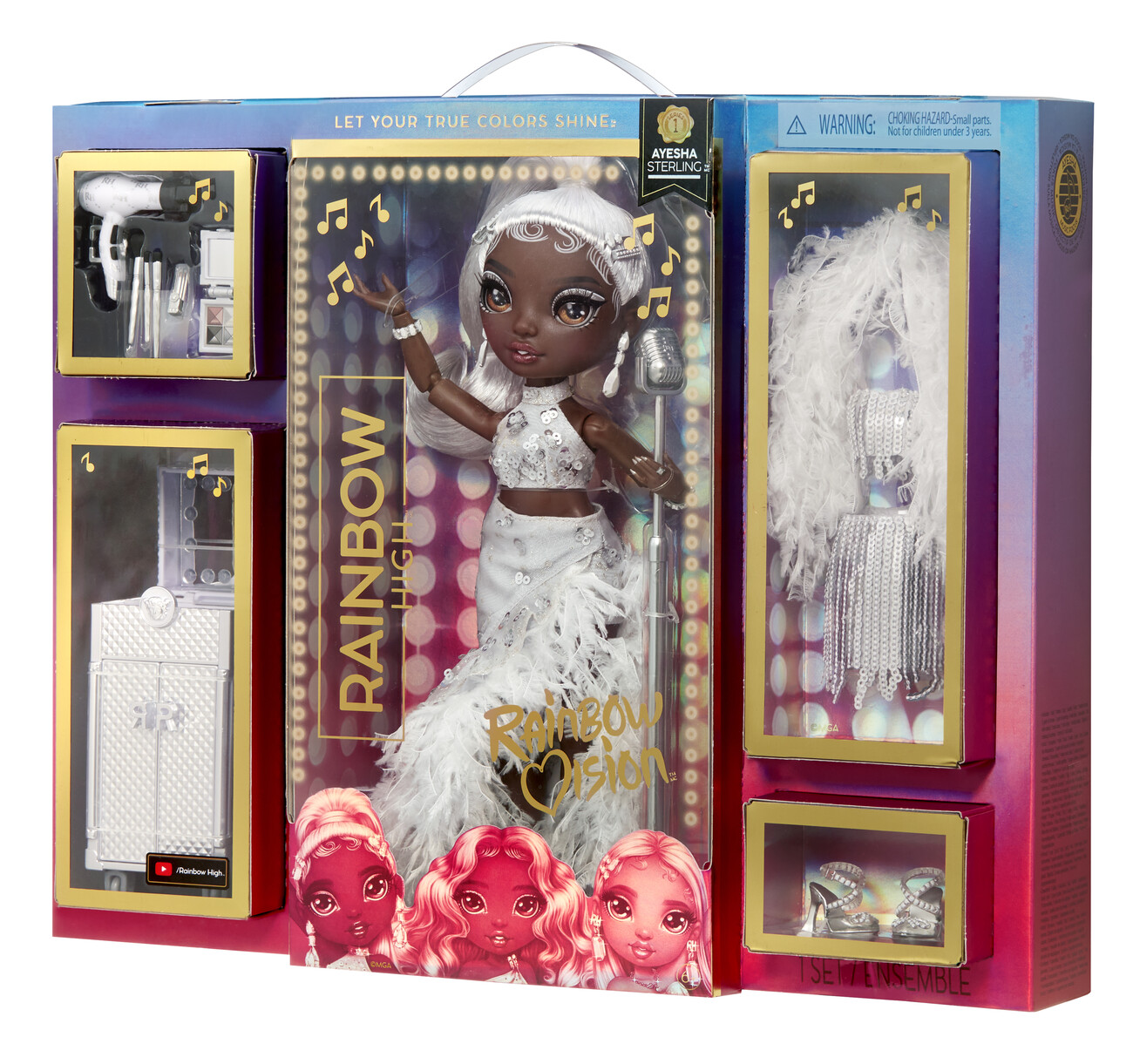 Toy Rainbow High Vision Diva - Ayesha Sterling | Posters, Gifts ...