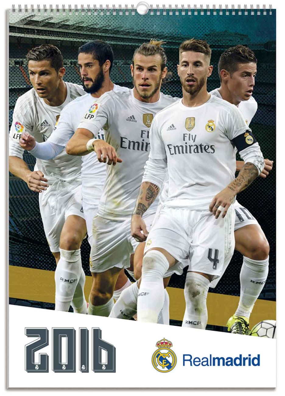 Real Madrid Cf Wall Calendars Large Selection