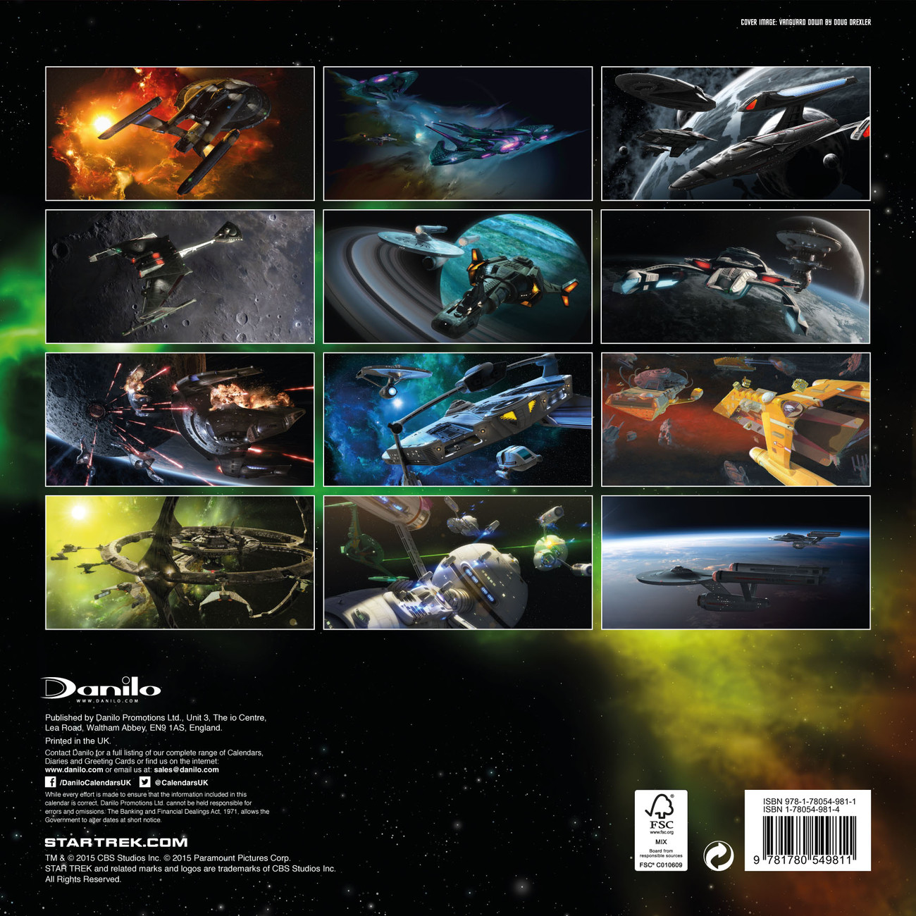 Star Trek Ships Of The Line 2021 Calendar | Calendar Nov 2021