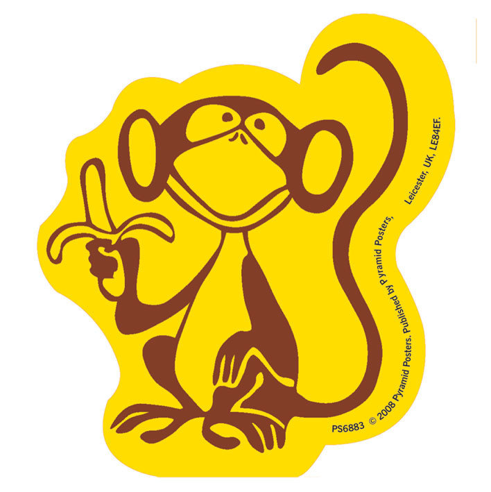 Sticker MONKEY Tips for original gifts