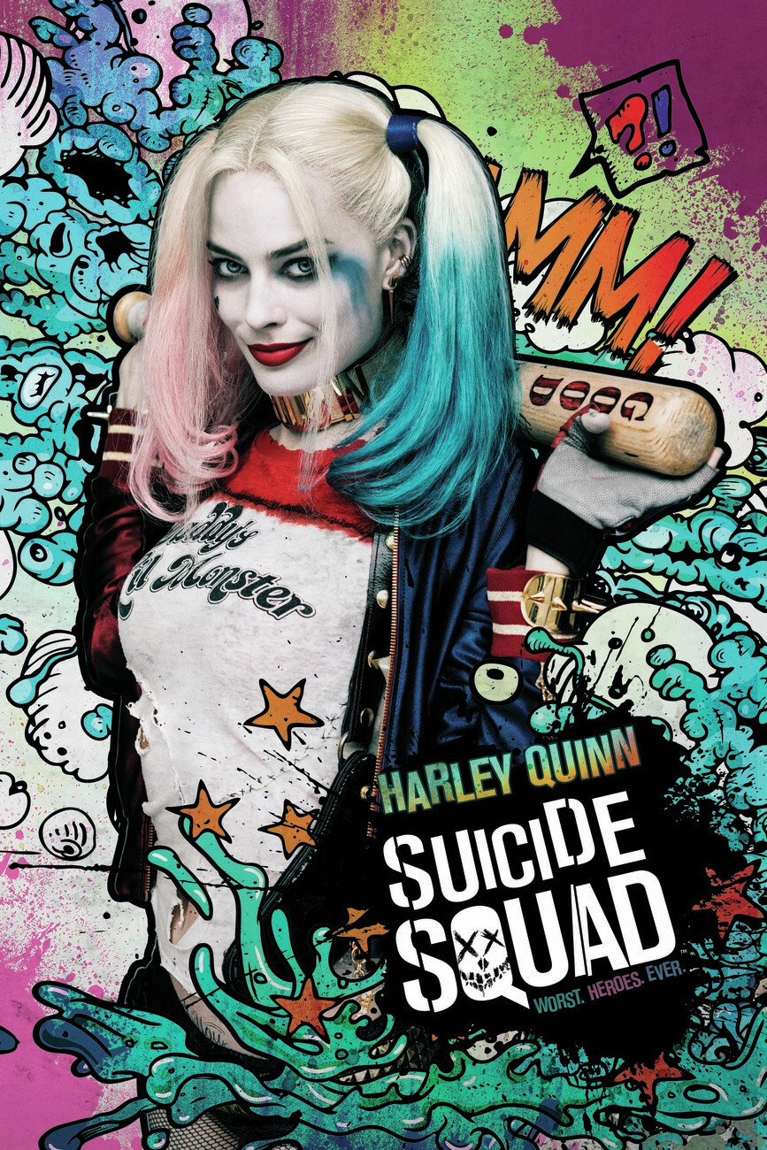 HARLEY QUINN (SUICIDE SQUAD) POSTER 24 X 36 INCH Looks Awesome!