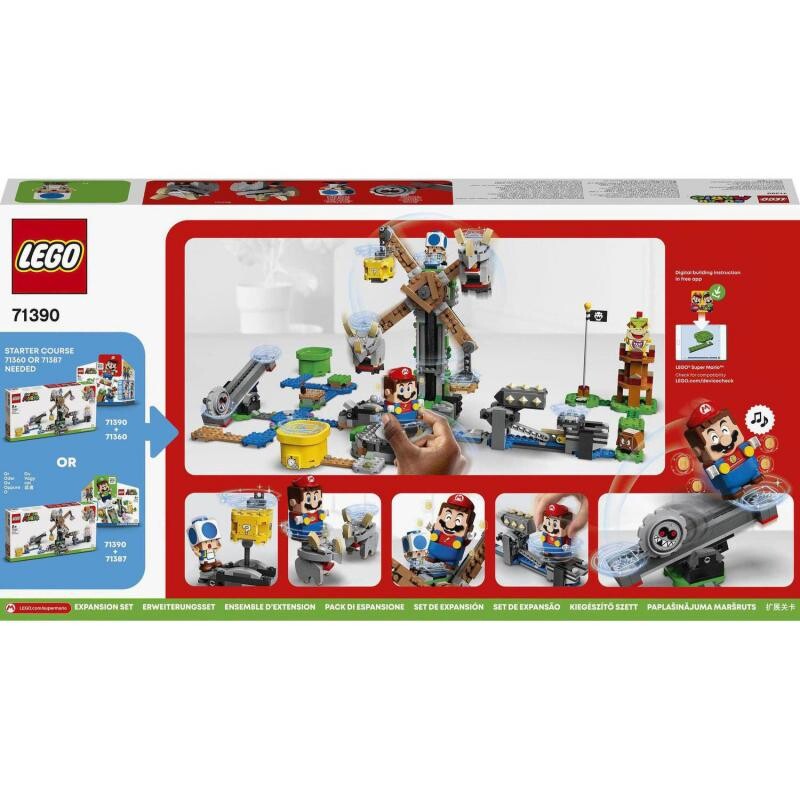 LEGO Super Mario universe Reznor shops Knockdown Expansion Set (71390) BNIB