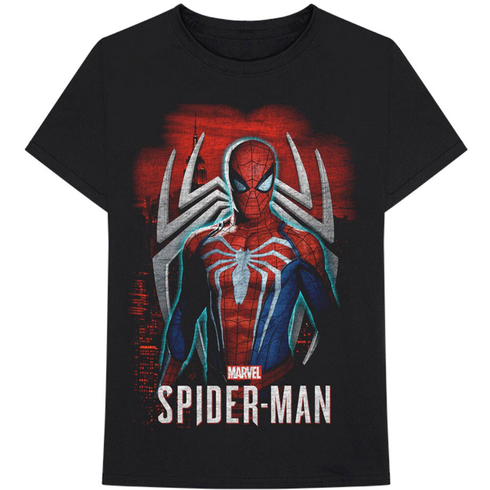 red spiderman t shirt
