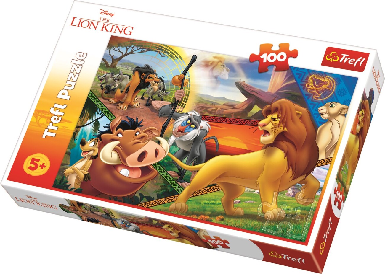 Trefl 100 Piece Kids Large Disney The Lion King Simbas Adventures Jigsaw Puzzle 