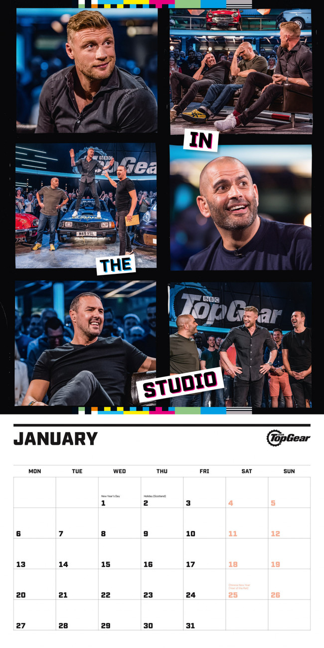 Top Gear Wall Calendars Large Selection