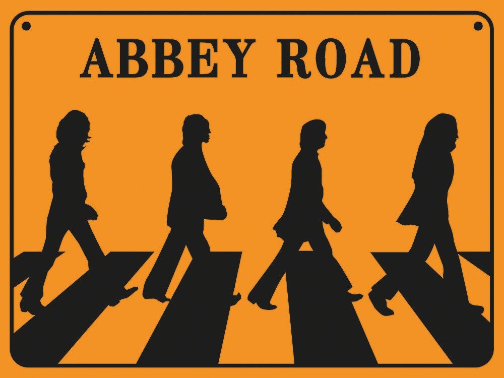 Theissen Beatles Abbey Road Decorative Poster 28cm x 43cm Matte poster Frameless Gift 11 x 17 inch *IT-00200 