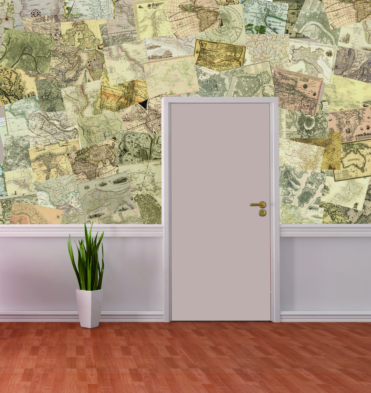 Cartes antiques Poster Mural