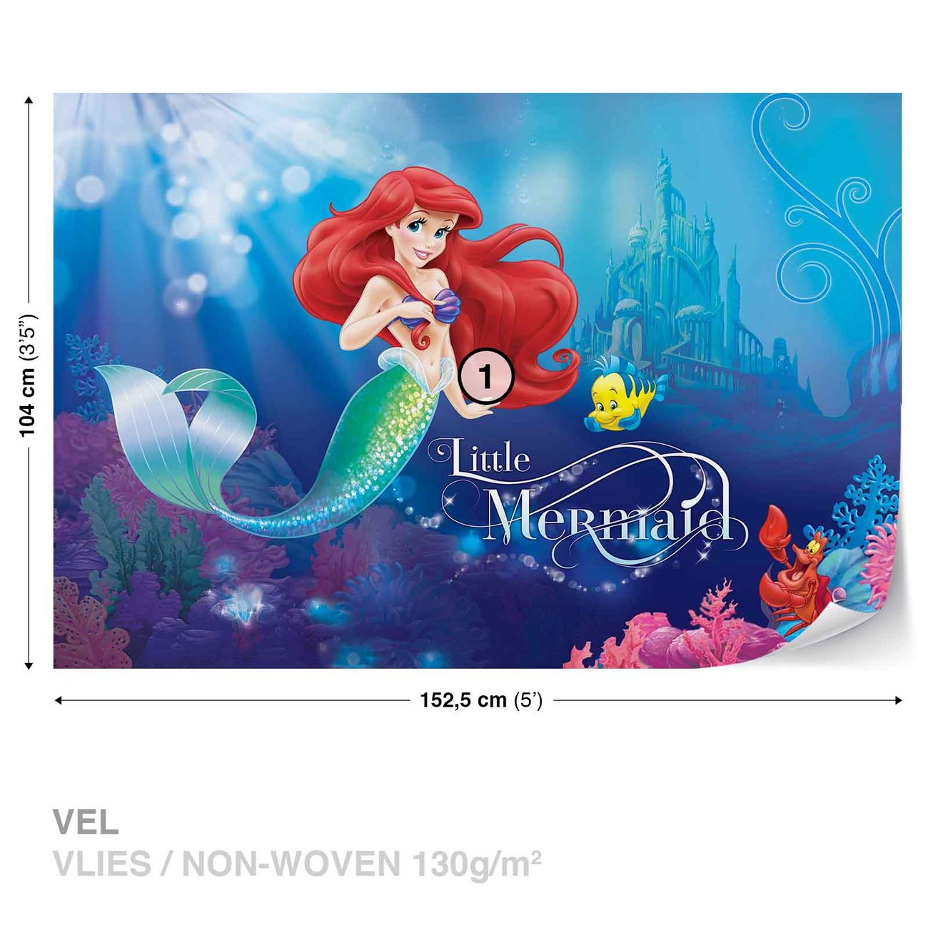 Disney Princesses Ariel Wall Paper Mural Buy At Europosters