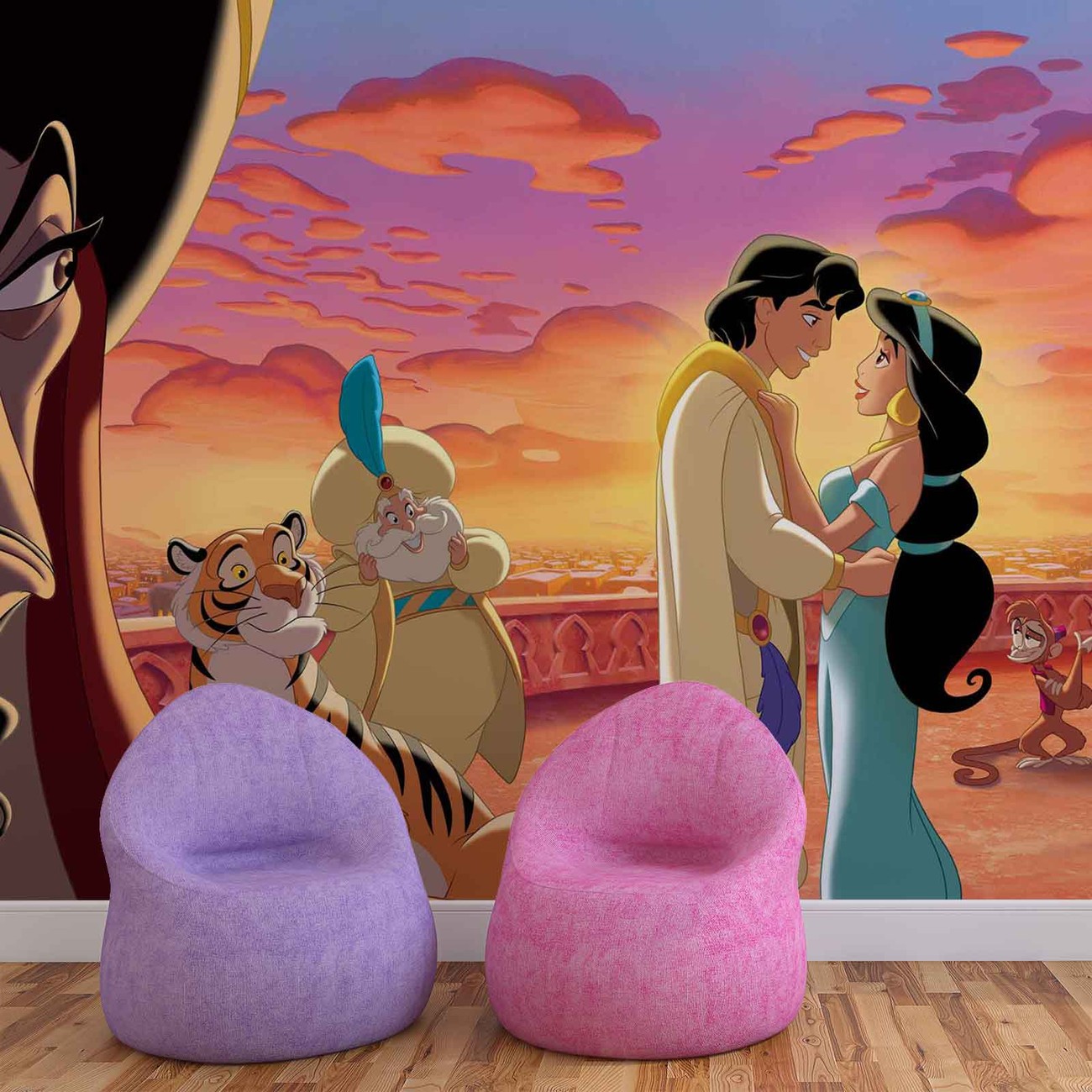 Disney Princess Jasmine And Aladdin Kiss
