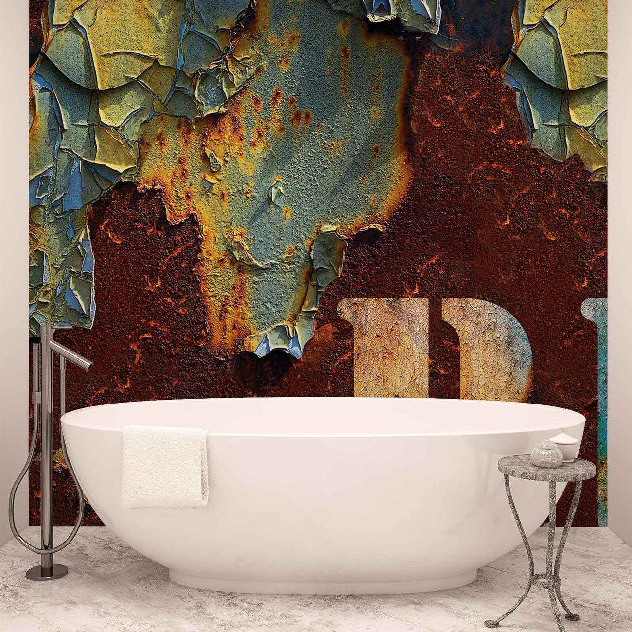 Photo inspiration: Gallery Detail: Distressed Texture Wall Paper Mural