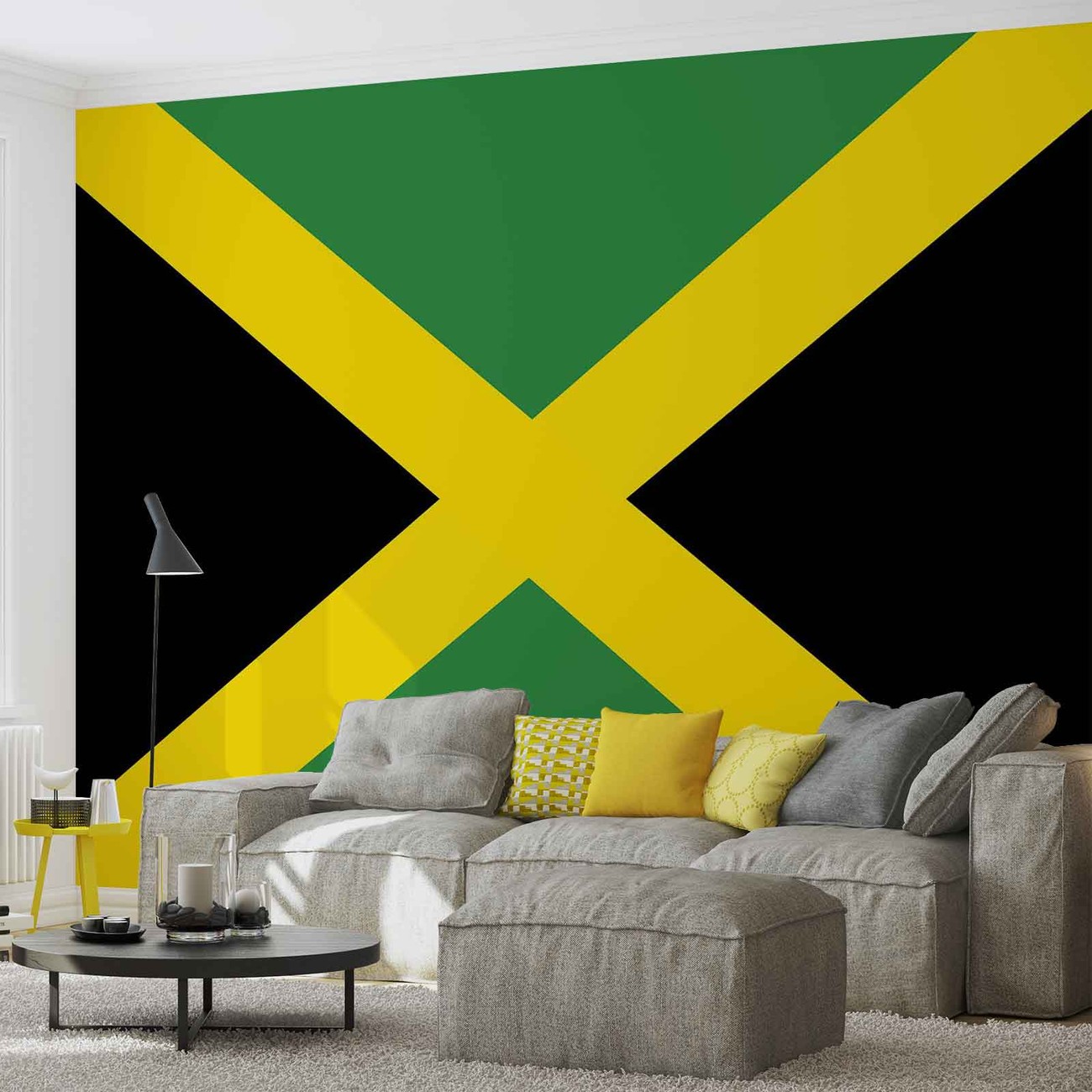 Flag Jamaica Wall Paper Mural Buy at UKposters