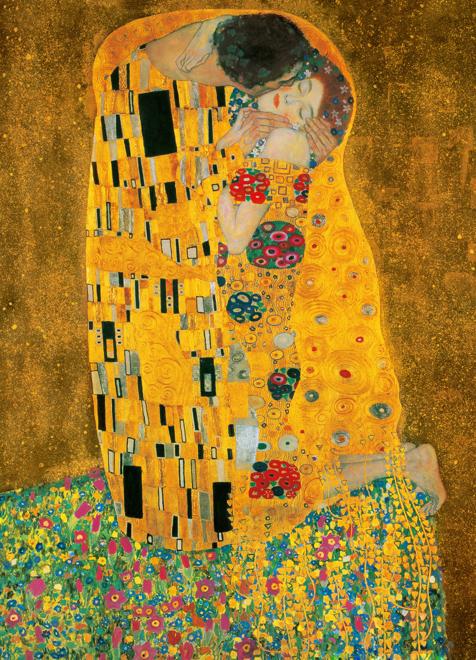 Intens Verschrikkelijk Binnenwaarts GUSTAV KLIMT - The Kiss, 1907-1908 Wall Mural | Buy online at Abposters.com