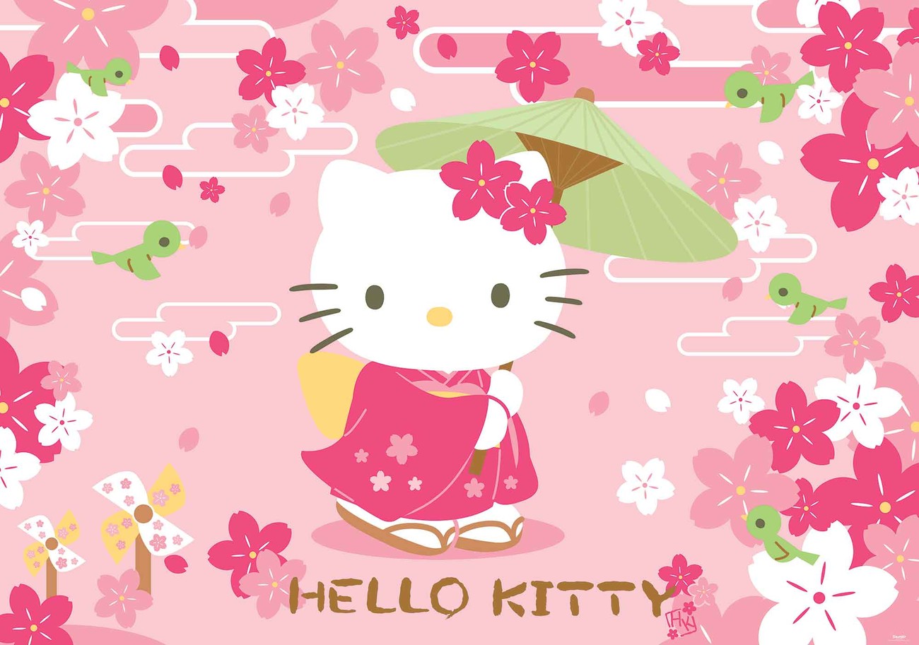 Hello Kitty Wall Paper Mural Buy at UKposters