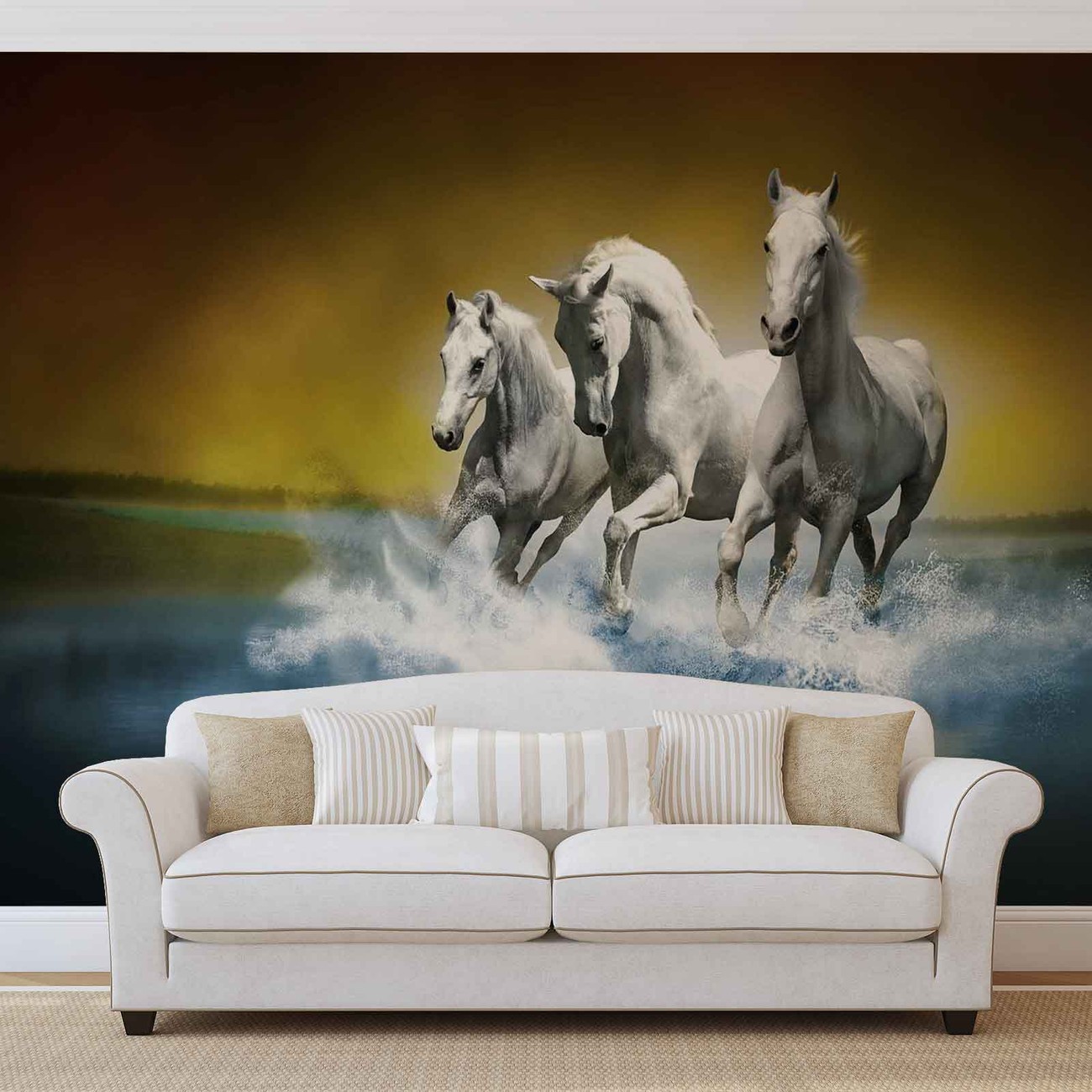 Horses Wall Paper Mural | Buy at UKposters